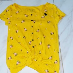 Yellow Abercrombie&Fitch Kids Tee